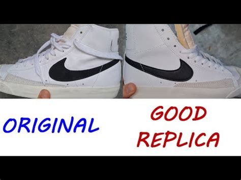 nike blazer fake vs real|faux nike blazers.